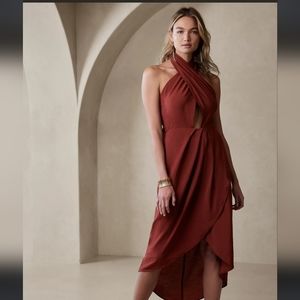 Banana Republic halter dress
